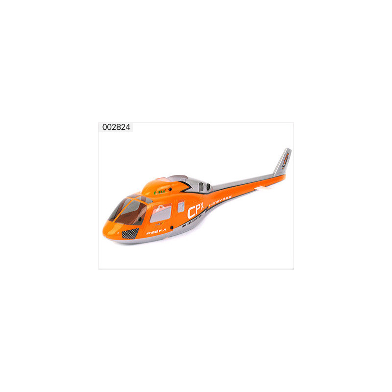 Pièce pour hélicoptère électrique HB FUSELAGE ORANGE