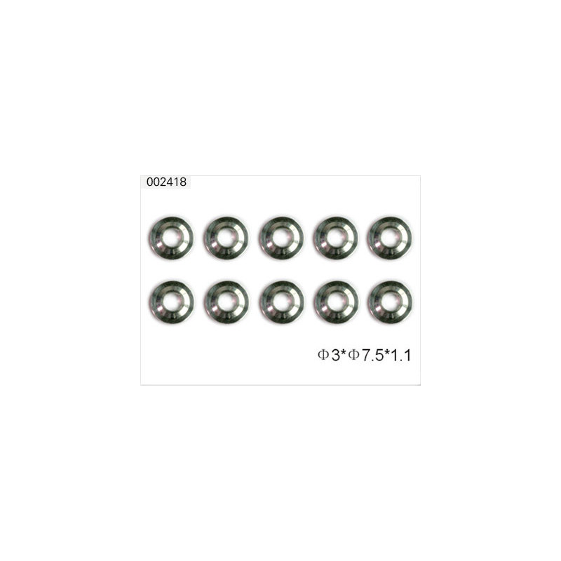 Pièce pour hélicoptère électrique HB RONDELLES 3 X 7.5 X 1.1