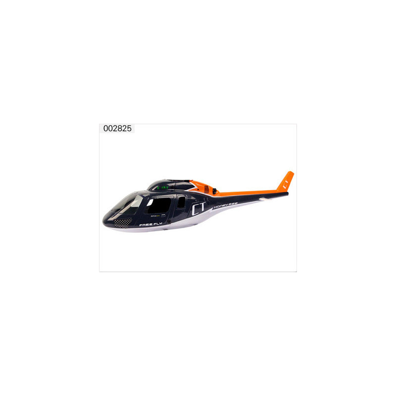 Pièce pour hélicoptère électrique HBCT FUSELAGE MAQUETTE