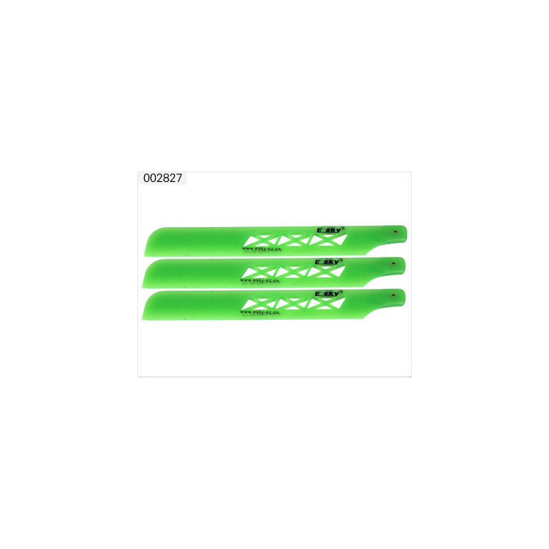 Pièce pour hélicoptère électrique HBCT PALES PRINCIPALES VERTES