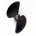 Pièce pour bateaux de vitesse Hélice bipales nylon 1,4x40mm Pièce pour bateaux de vitesse Hélice bipales nylon 1,4x40mm