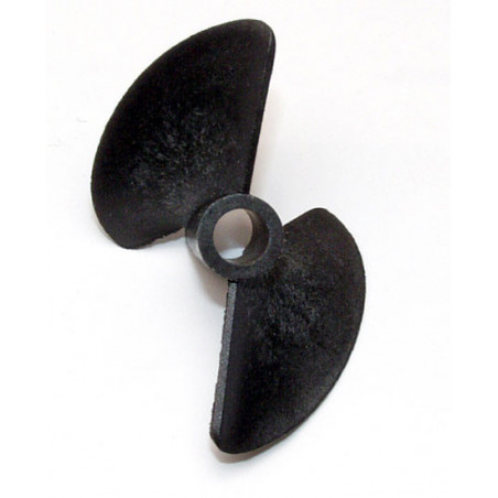 Pièce pour bateaux de vitesse Hélice bipales nylon 1,4x40mm Pièce pour bateaux de vitesse Hélice bipales nylon 1,4x40mm
