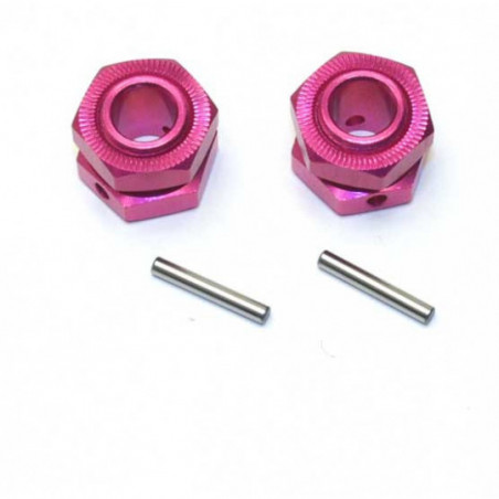 Pièce pour voiture thermique tous chemin 1/8 Hexagones + Ecrous Roues 1/8 Pièce pour voiture thermique tous chemin 1/8 Hexagones + Ecrous Roues 1/8