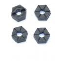 Pièce pour voiture electrique tous chemin 1/10 Hexagones de Roues