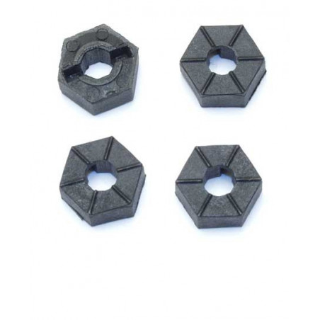 Pièce pour voiture electrique tous chemin 1/10 Hexagones de Roues Pièce pour voiture electrique tous chemin 1/10 Hexagones de Roues