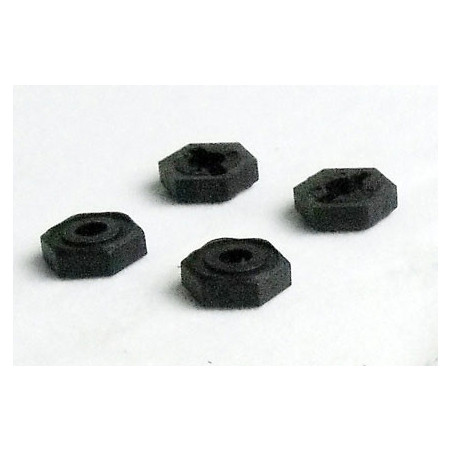 Pièce pour voiture electrique tous chemin 1/10 Hexagones de roues (4pcs) Pièce pour voiture electrique tous chemin 1/10 Hexagones de roues (4pcs)