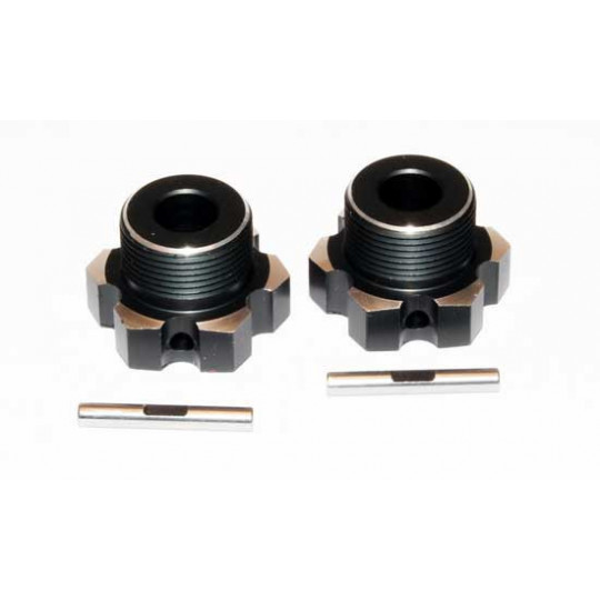 Pièce pour voiture electrique Hexagones de roues allégés