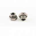 Pièce pour voiture thermique tous chemin 1/8 HEXAGONES DE ROUES METAL 23 mm Pièce pour voiture thermique tous chemin 1/8 HEXAGONES DE ROUES METAL 23 mm
