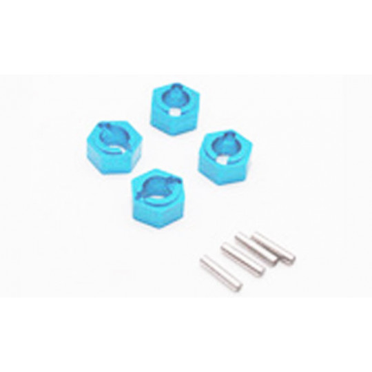 Pièce pour Buggy electrique 1/18 Hexagones roues Alu Mini MHD Pièce pour Buggy electrique 1/18 Hexagones roues Alu Mini MHD