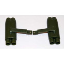Pièce pour hélicoptère électrique HUGHES 500 MISSILES VERT OLIVE