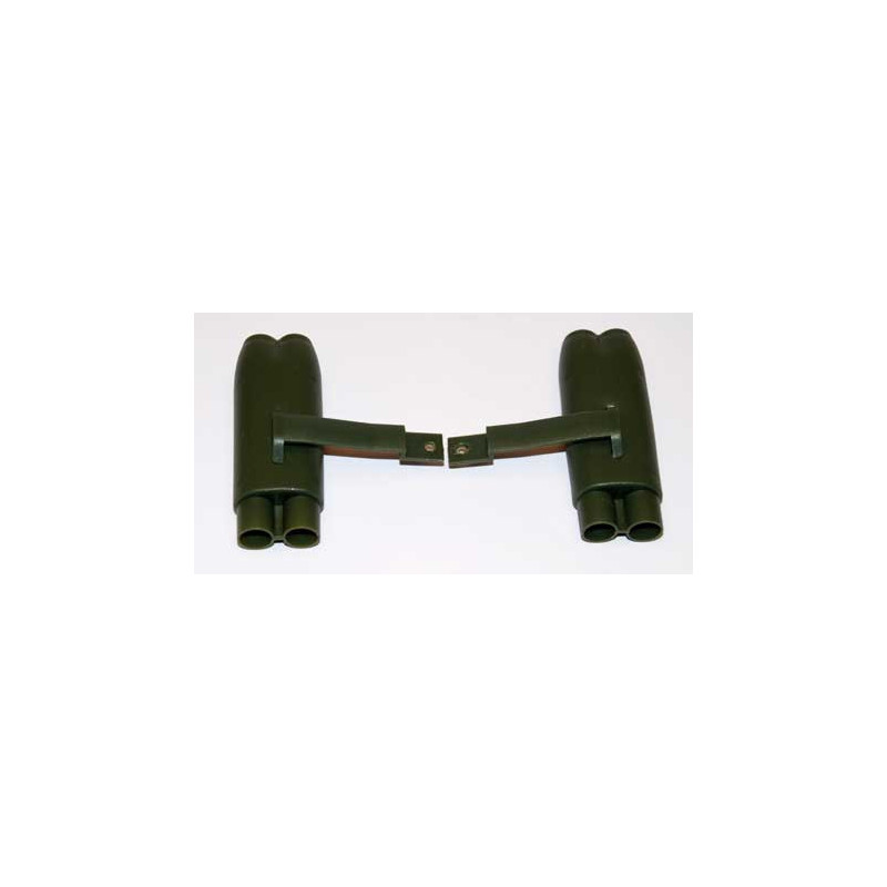 Pièce pour hélicoptère électrique HUGHES 500 MISSILES VERT OLIVE