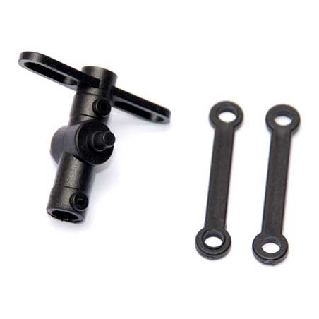 Pièce pour hélicoptère électrique HUGHES 500 TETE ROTOR + BRAS Pièce pour hélicoptère électrique HUGHES 500 TETE ROTOR + BRAS