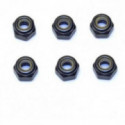 Pièce pour voiture thermique tous chemin 1/8 Jeu d'écrous M2,5 6 pcs Pièce pour voiture thermique tous chemin 1/8 Jeu d'écrous M2,5 6 pcs