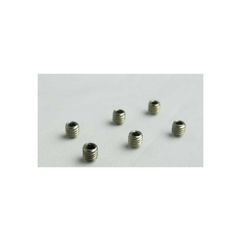 Pièce pour voiture electrique tous chemin 1/10 Jeu de vis M4*3  6pcs