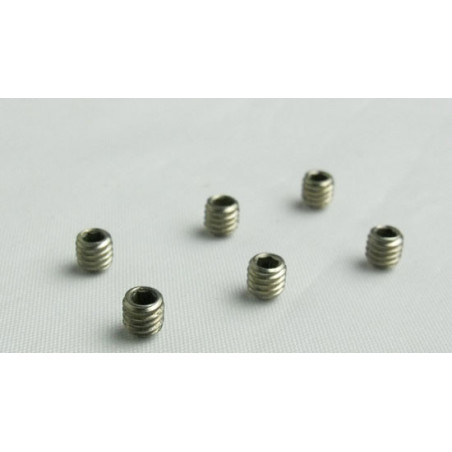 Pièce pour voiture electrique tous chemin 1/10 Jeu de vis M4*3 6pcs Pièce pour voiture electrique tous chemin 1/10 Jeu de vis M4*3 6pcs