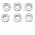 Pièce pour voiture electrique tous chemin 1/10 Jeu Roulements 5x11x4 (6pcs) Pièce pour voiture electrique tous chemin 1/10 Jeu Roulements 5x11x4 (6pcs)