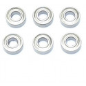 Pièce pour voiture electrique tous chemin 1/10 Jeu Roulements 5x11x4 (6pcs)