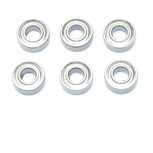 Pièce pour voiture electrique tous chemin 1/10 Jeu Roulements 5x11x4 (6pcs) Pièce pour voiture electrique tous chemin 1/10 Jeu Roulements 5x11x4 (6pcs)
