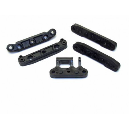 Pièce pour voiture thermique tous chemin 1/8 Jeu Supports Bras Suspension Pièce pour voiture thermique tous chemin 1/8 Jeu Supports Bras Suspension