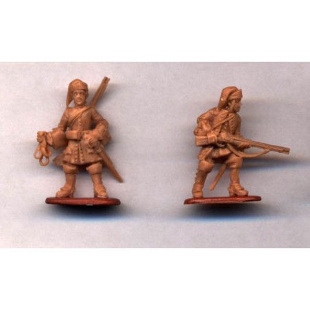 Figurine Dismounted French Dragoons in Skirmish 1/72 Figurine Dismounted French Dragoons in Skirmish 1/72