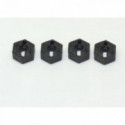 Pièce pour voiture electrique tous chemin 1/10 Kansas Ecrous de roues (4pcs) Pièce pour voiture electrique tous chemin 1/10 Kansas Ecrous de roues (4pcs)