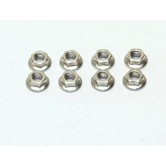 Pièce pour voiture electrique tous chemin 1/10 Kansas Ecrous Nylstop 8pcs Pièce pour voiture electrique tous chemin 1/10 Kansas Ecrous Nylstop 8pcs