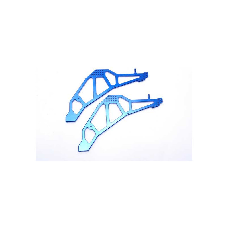Pièce pour voiture electrique tous chemin 1/10 Longerons arr Alu MOAB