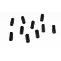 Visserie Entretoise nylon noir femelle/femelle M3x15 (10ps) Visserie Entretoise nylon noir femelle/femelle M3x15 (10ps)