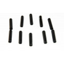 Visserie Entretoise nylon noir femelle/femelle M3x30 (10ps)