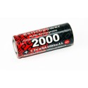 Accu NiMH pour appareil radiocommandé EP 2000UV 17x43mm Accu NiMH pour appareil radiocommandé EP 2000UV 17x43mm
