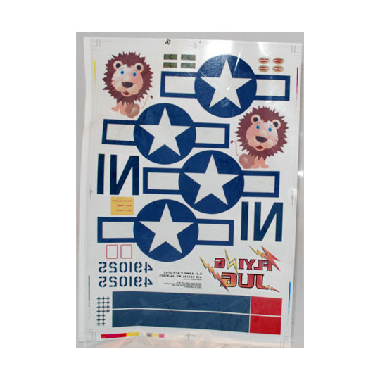 Pièce pour avions P-47 PLANCHE DE DECALS