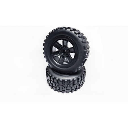 Pièce pour Buggy electrique 1/18 Paire de roues Mini Crawler Pièce pour Buggy electrique 1/18 Paire de roues Mini Crawler