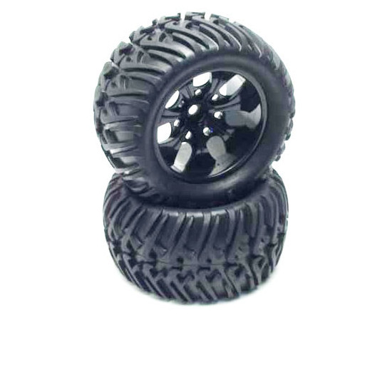 Pièce pour voiture electrique tous chemin 1/10 Paire de Roues Monster Winner