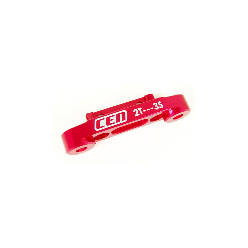 Pièce pour voiture thermique tous chemin 1/8 PLAQUE ARRIERE DE SUSPENSION