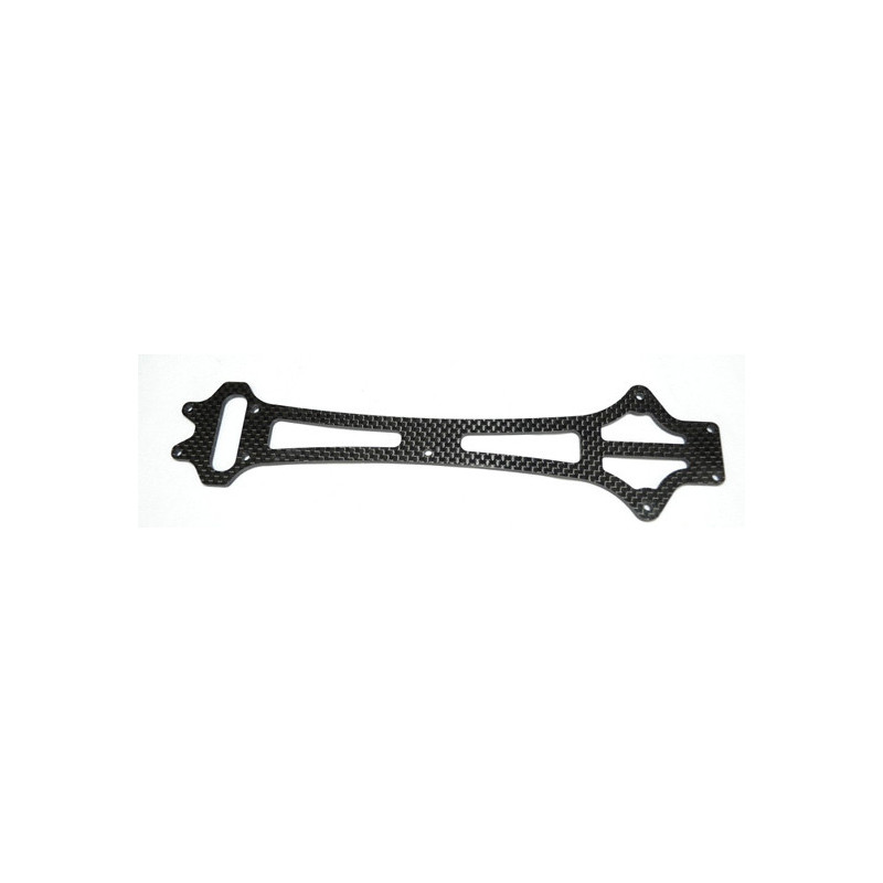 Pièce pour voiture electrique de piste 1/10 Platine Supérieure Carbone