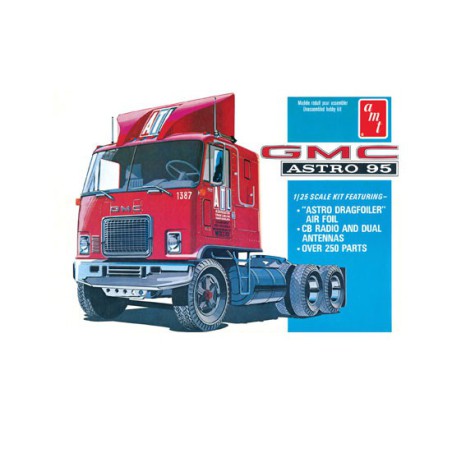 Maquette de camion en plastique GMC Astro 95 Semi Tractor 1/25 Maquette de camion en plastique GMC Astro 95 Semi Tractor 1/25