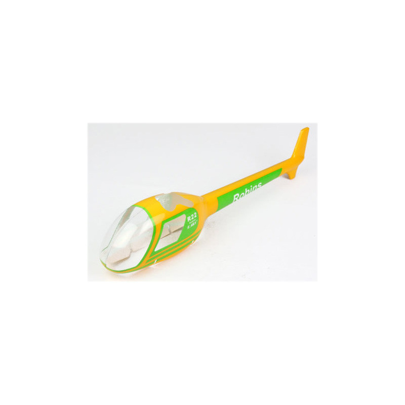 Pièce pour hélicoptère électrique ROBINSON FUSELAGE A VERT ORANG