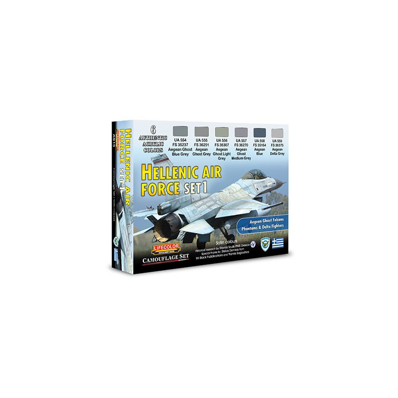 Peinture acrylique HELLENIC AIR FORCE SET 1