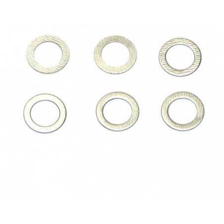 Pièce pour voiture electrique tous chemin 1/10 Rondelles calage int S5/Ext D8 Pièce pour voiture electrique tous chemin 1/10 Rondelles calage int S5/Ext D8