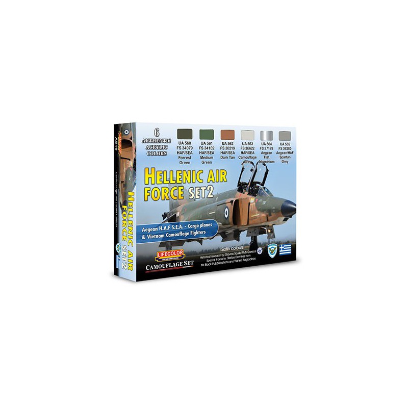 Peinture acrylique HELLENIC AIR FORCE SET 2