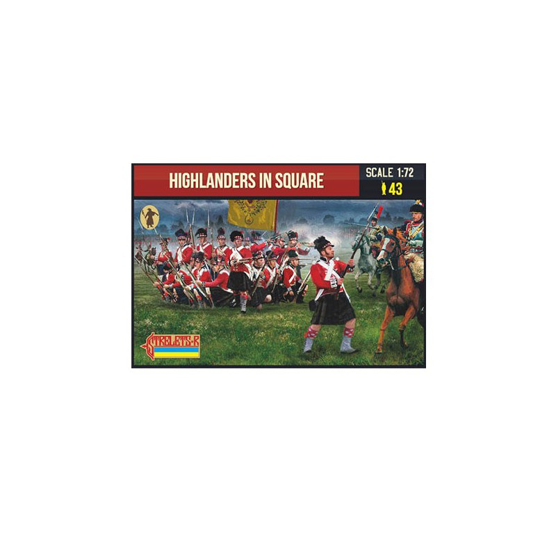 Figurine Highlanders in Square 1/72