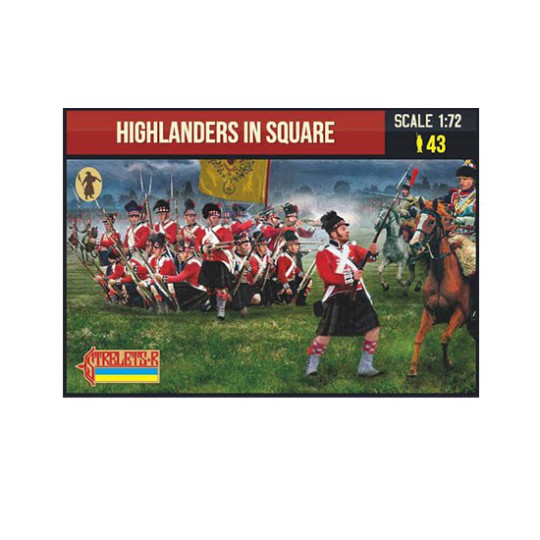 Figurine Highlanders in Square 1/72 Figurine Highlanders in Square 1/72