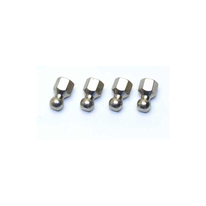 Pièce pour voiture electrique tous chemin 1/10 Rotules Amortisseurs Aluminium
