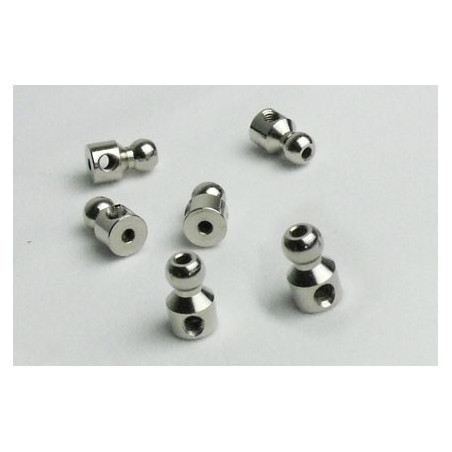 Pièce pour voiture electrique tous chemin 1/10 Rotules C 6pcs Pièce pour voiture electrique tous chemin 1/10 Rotules C 6pcs