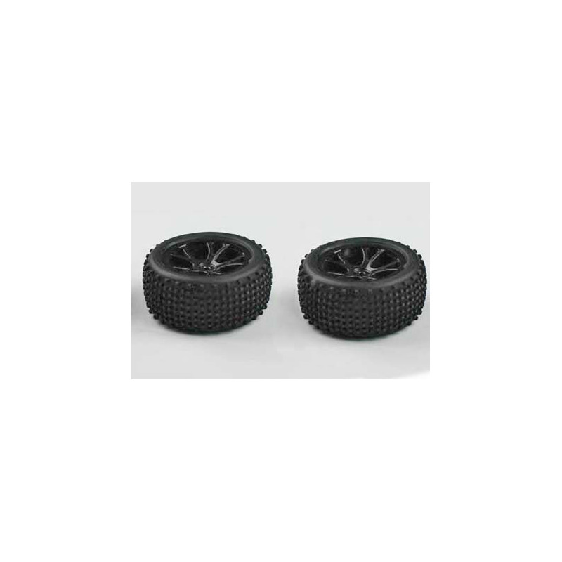 Pièce pour voiture electrique tous chemin 1/10 Roues arrière Piste Buggy 2pcs