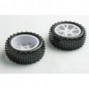 Pièce pour voiture electrique tous chemin 1/10 Roues avant Picots Buggy 2pcs Pièce pour voiture electrique tous chemin 1/10 Roues avant Picots Buggy 2pcs