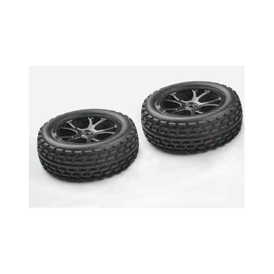 Pièce pour voiture electrique tous chemin 1/10 Roues avant Piste Buggy 2pcs