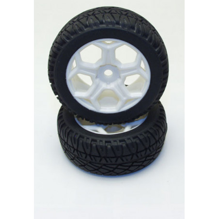 Pièce pour voiture electrique tous chemin 1/10 Roues Complètes Flash Rally Pièce pour voiture electrique tous chemin 1/10 Roues Complètes Flash Rally