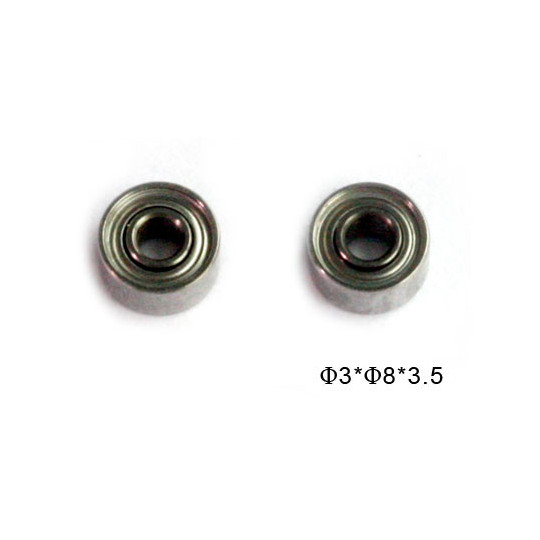 Pièce pour hélicoptère électrique ROULEMENTS (2 pcs) 3X8X3,5
