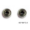 Pièce pour hélicoptère électrique ROULEMENTS (2 pcs) 3X8X3,5